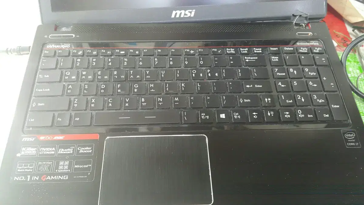 MSI  노트북 GE60 2QE  i74세대 부품용