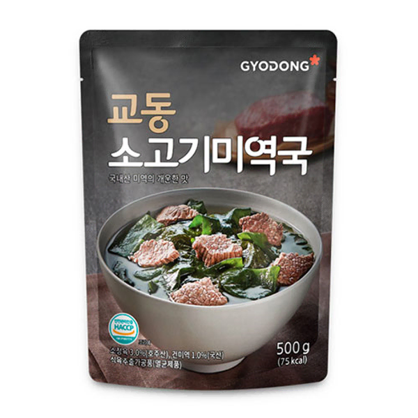 교동 소고기 미역국 500g x 6팩