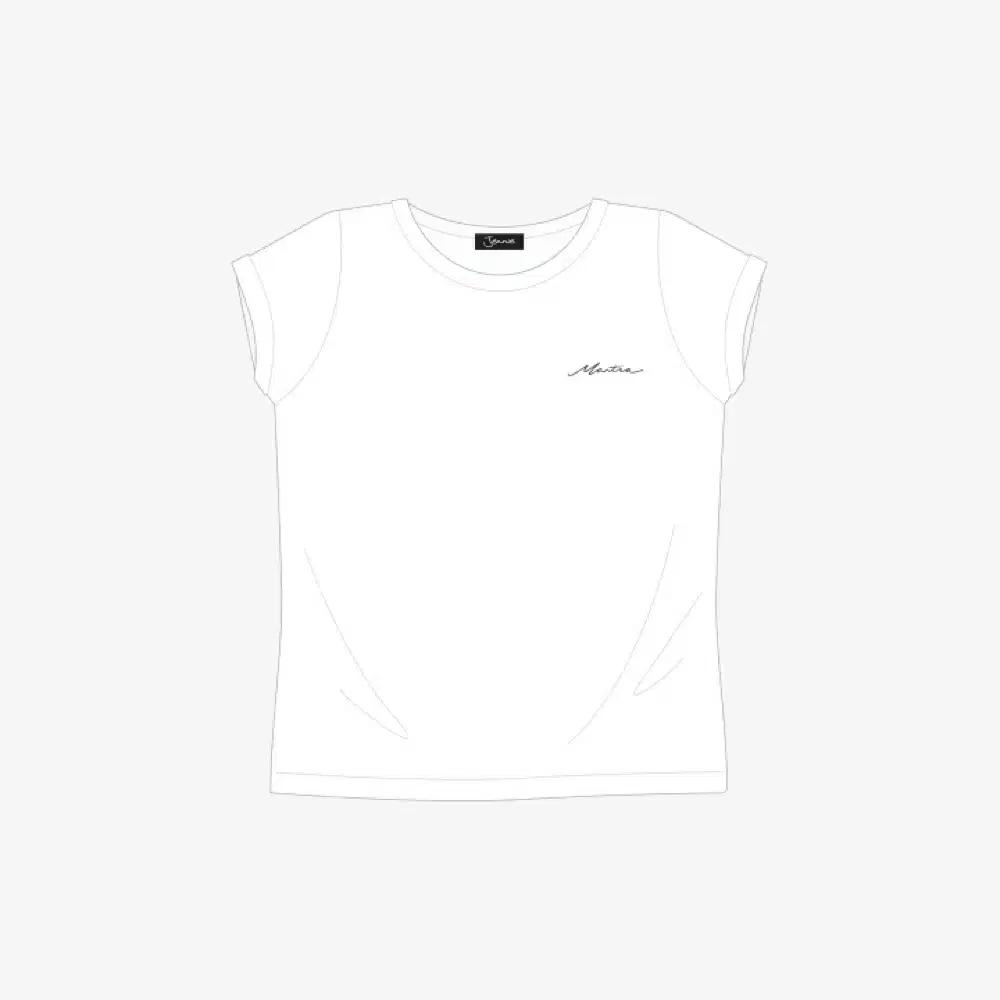 블랙핑크 제니 [Mantra] T-Shirts (White)