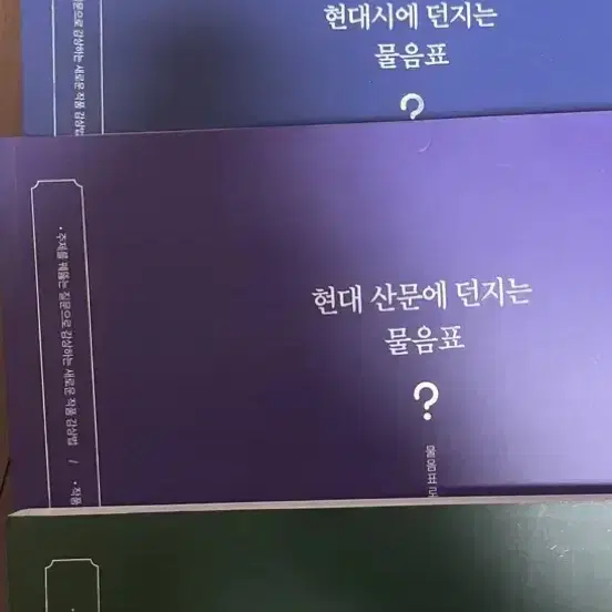 (새책)현대 산문/현대시/고전산문/고전시가에 던지는 물음표 판매