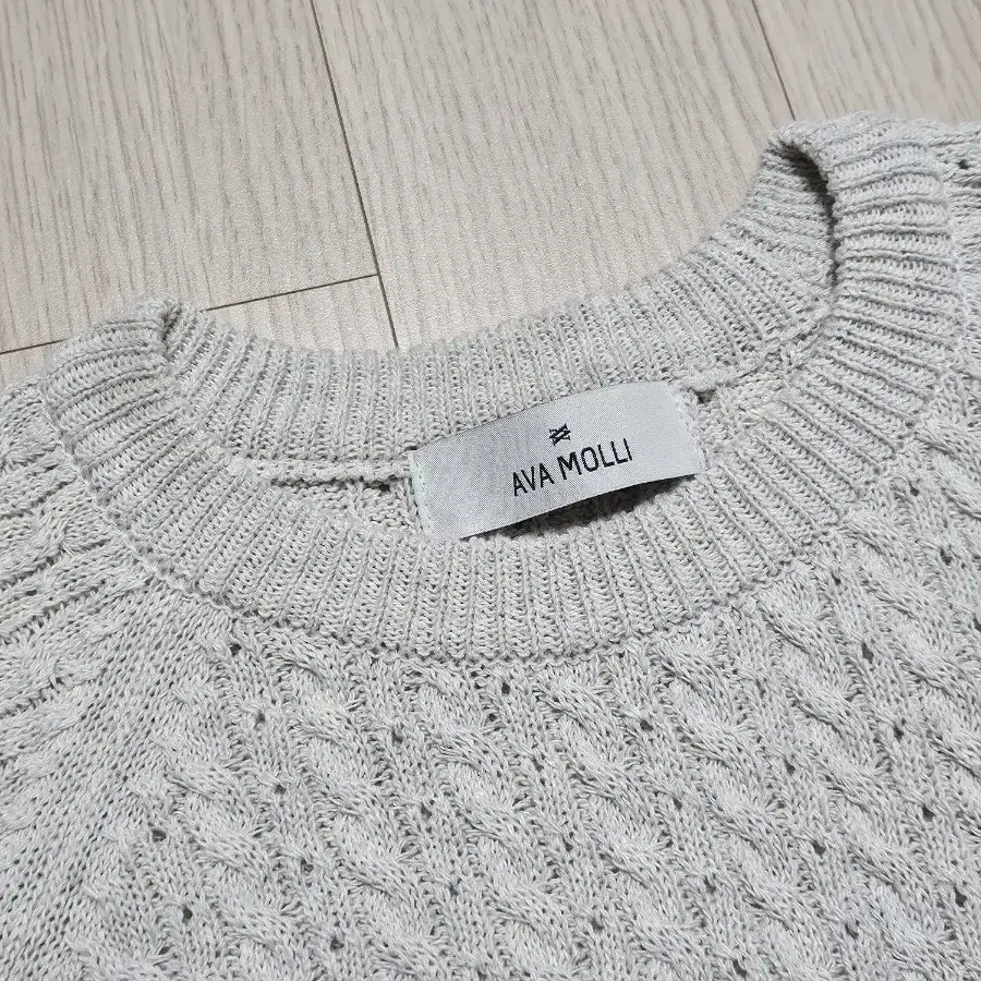 아바몰리 ITALY cotton cable pullover 니트