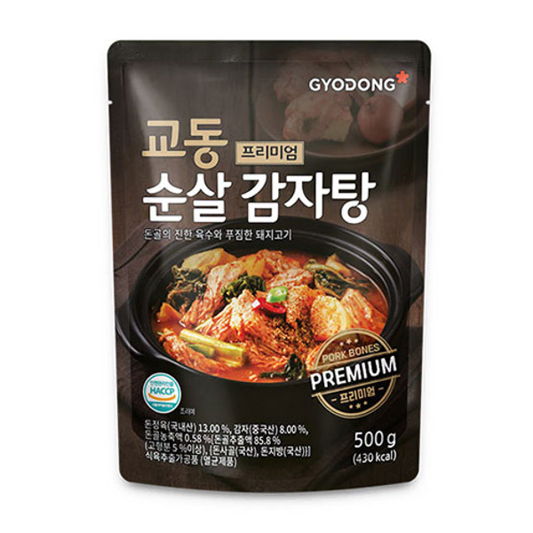 교동 프리미엄 순살 감자탕 500g x 6팩