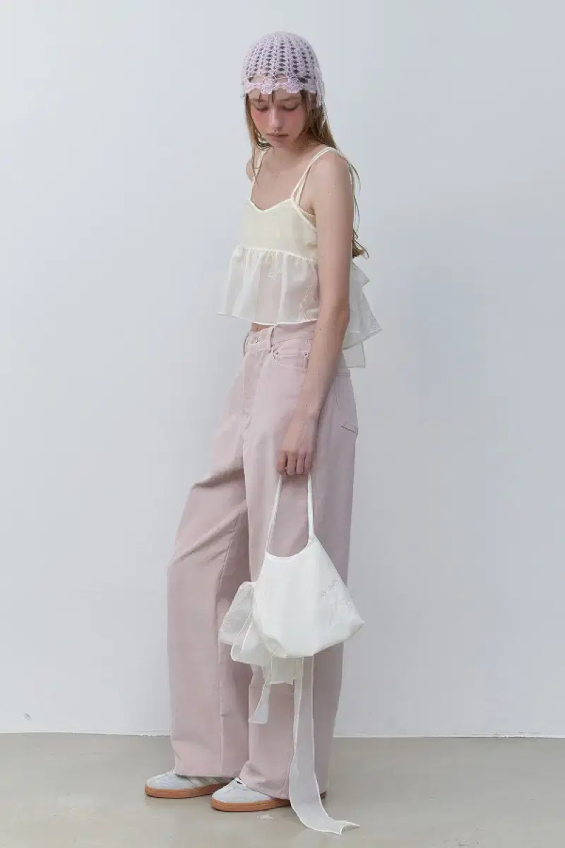 soonsu순수Mellow Corduroy Trousers Pink S