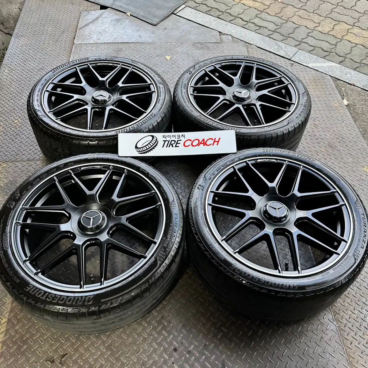 20인치 벤츠 S63 AMG 퍼포먼스 st 신품휠 중고타이어 조합 1대분