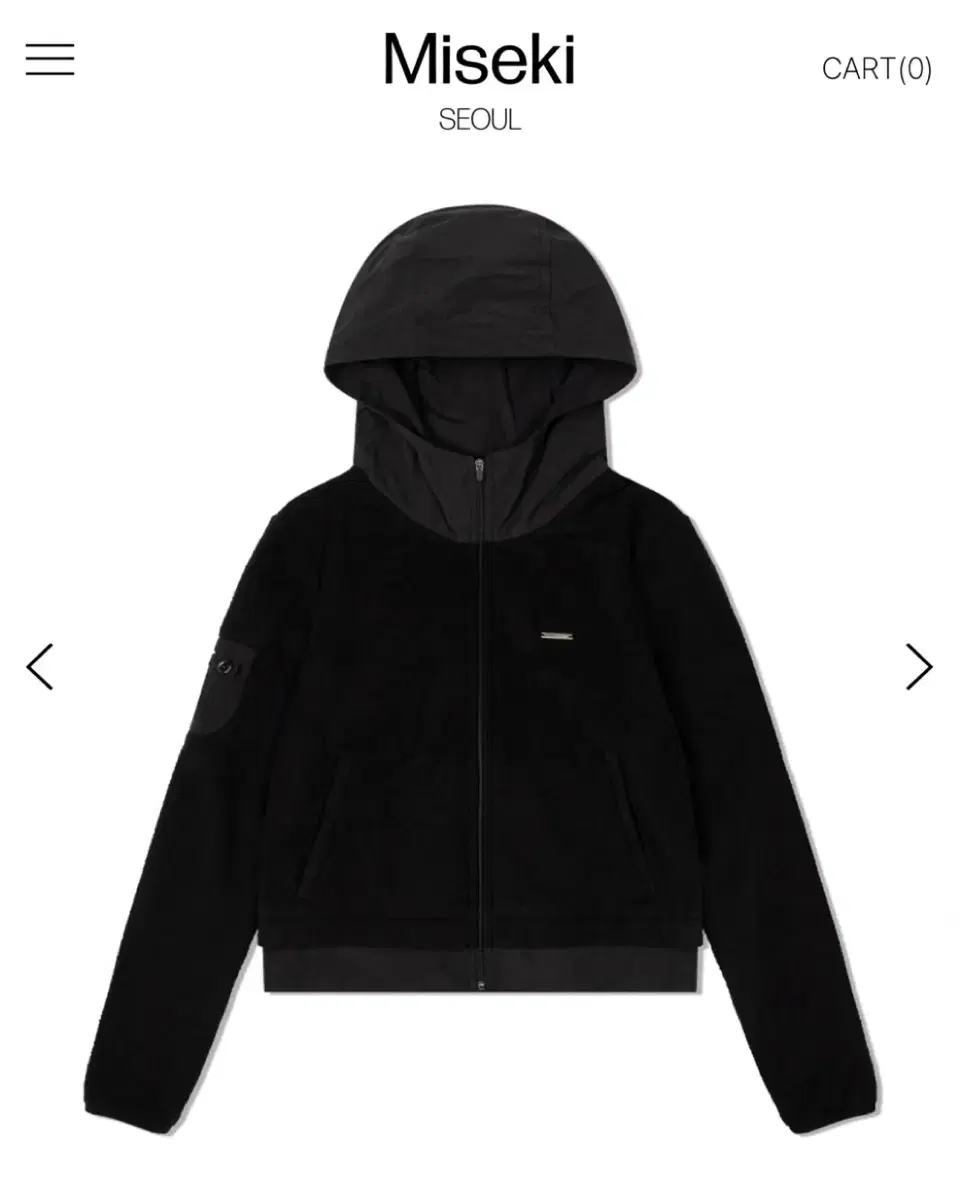 미세키서울 Fleece Zip-up hoodie