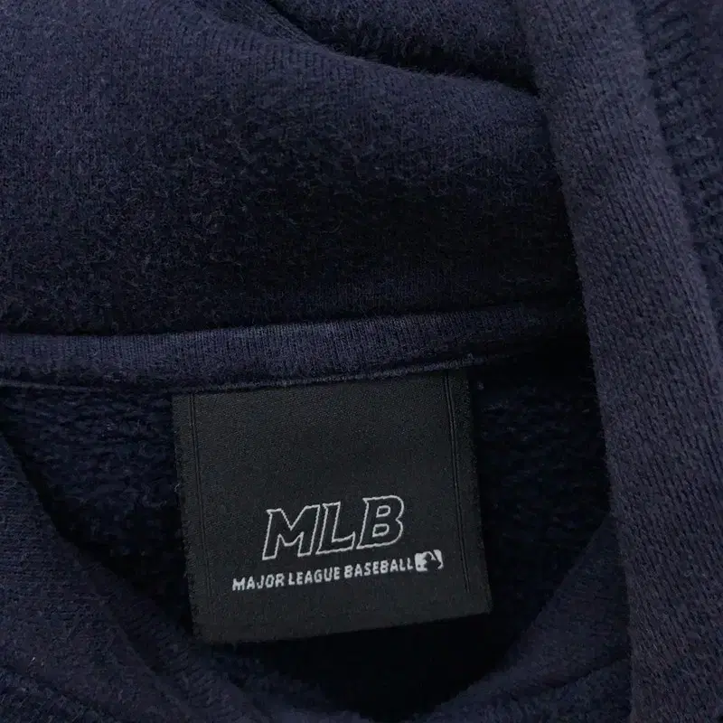 MLB 뉴욕양키스 빅로고 네이비 기모 후드티 90 G00497