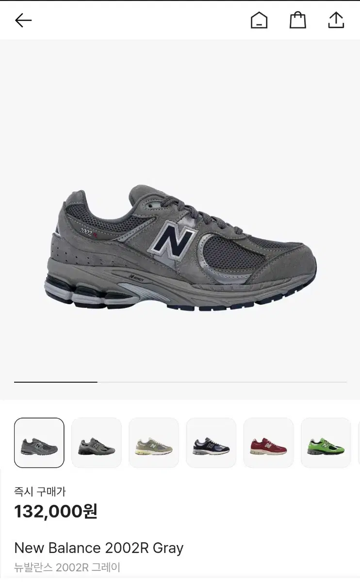 new balance 2002r OG gray