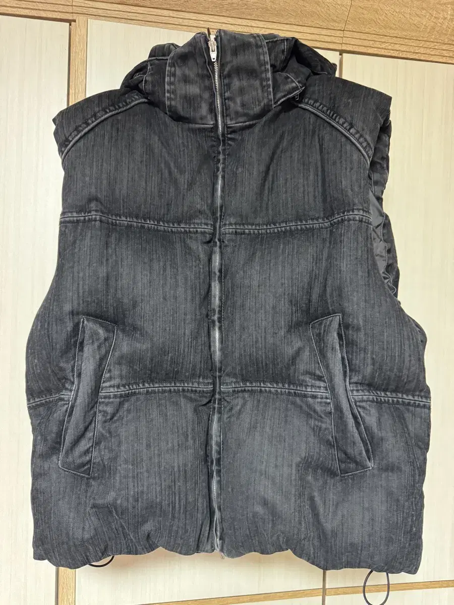 [44]Junji FW24 Velvet denim down padded vest