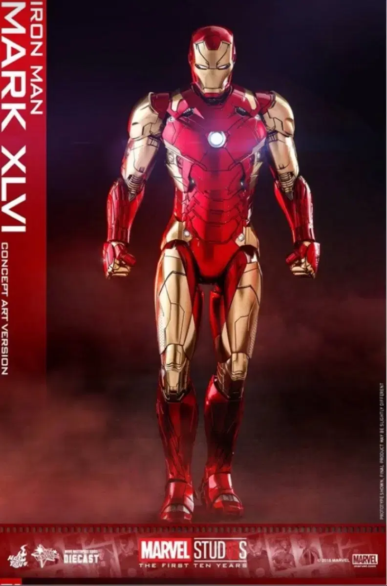 Hot Toys Iron Man 46 Concept Art (Marvel 10th Anniversary Limited Edition)