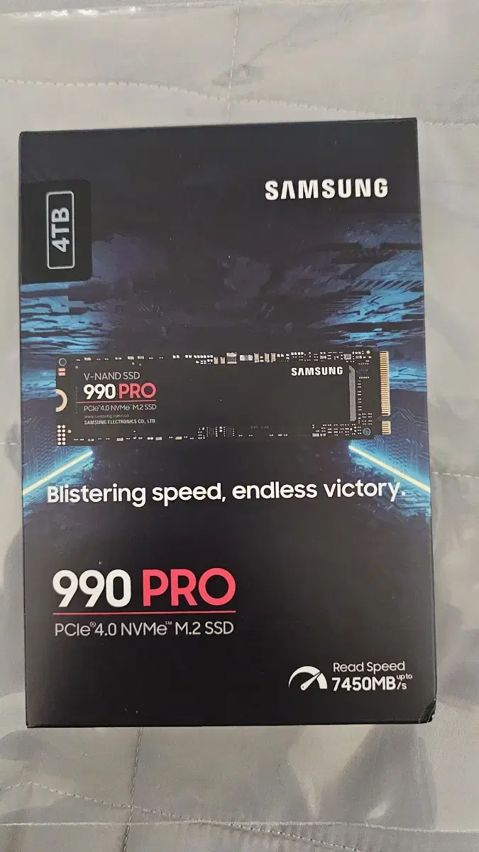 삼성 SSD 990 PRO 4TB 국내정발 정품 미개봉