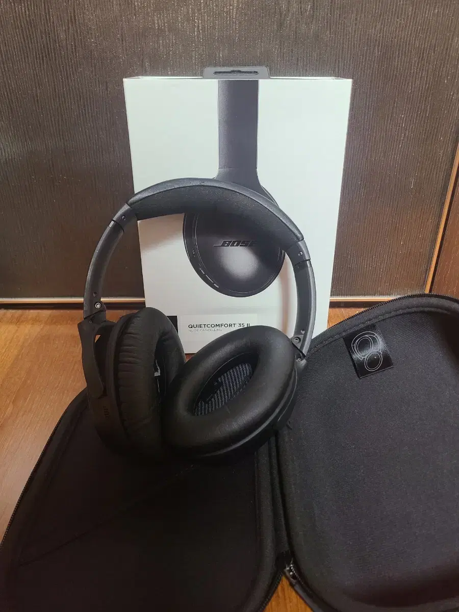 보스 Bose qc 35 2 노이즈 캔슬링 헤드셋 블랙 (이어패드 교체)