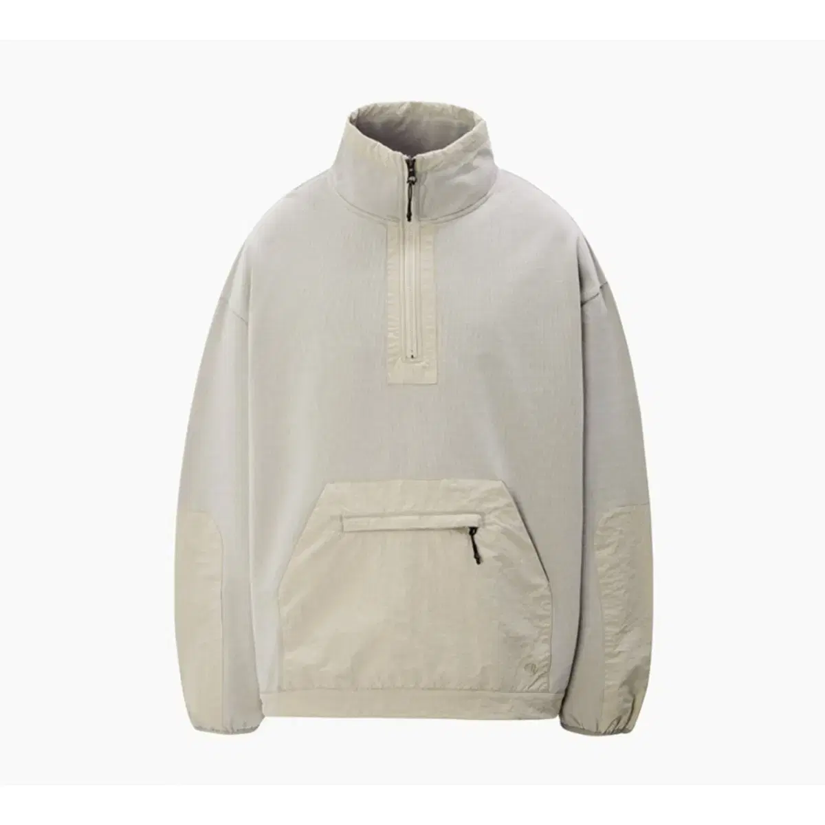 [New arrival M size] Utility Half Zip Sweatshirt Beige Outstanding