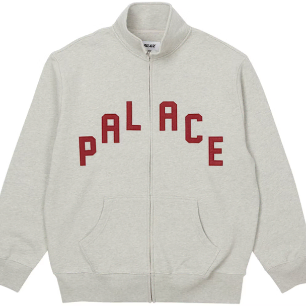 Palace Alas Zip Funnel Grey Marl (M)