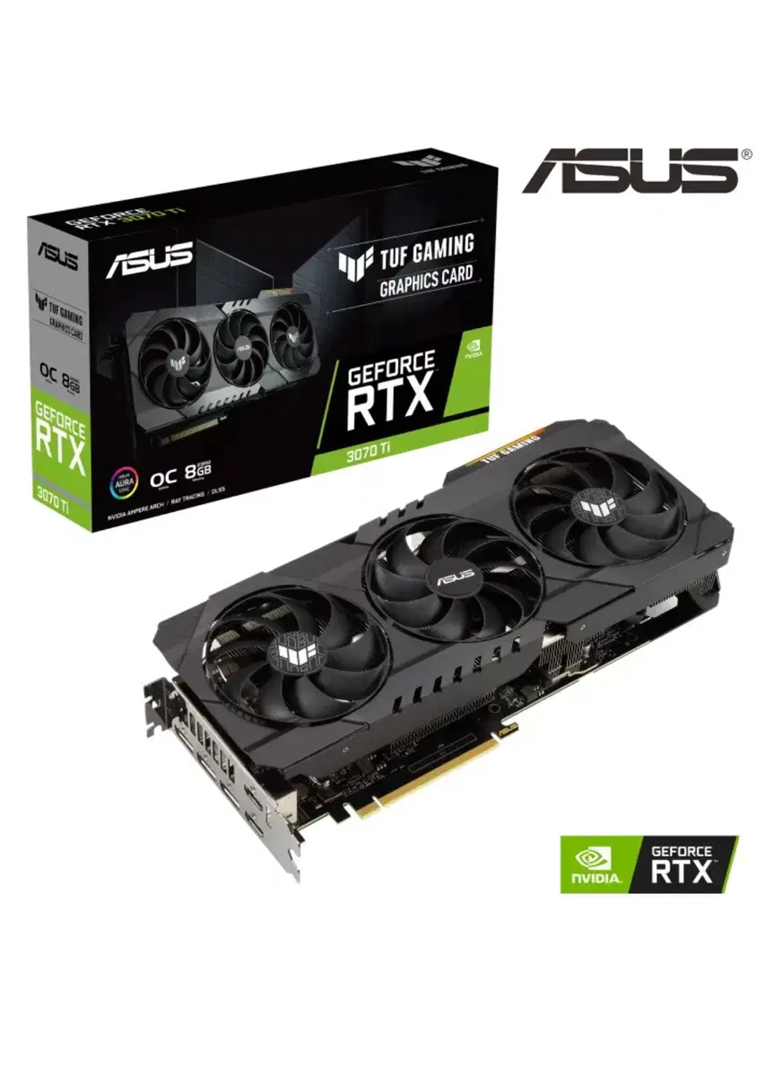 ASUS TUF Gaming 지포스 RTX 3070 Ti D6X 8GB