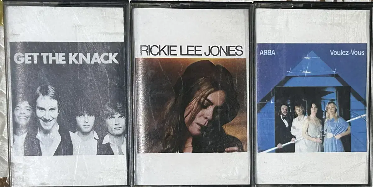 The knack/rickie lee jones/abba 카세트 테이프