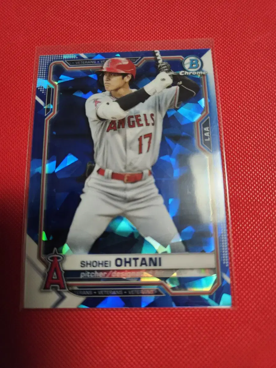 오타니 2021 Bowman Sapphire 카드