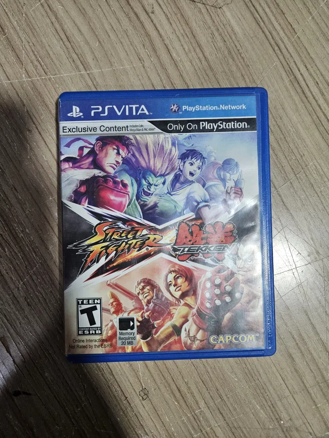 ps vita 스트리트파이터x철권 영어자막