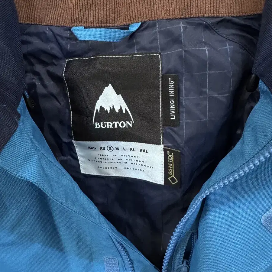 버튼(Burton) 고어텍스 바람막이  새상품(L size)