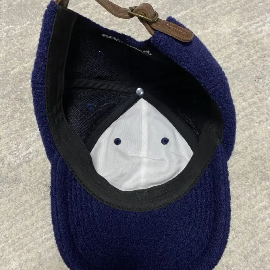 슈프림 WOOL S LOGO 6-PANEL NAVY