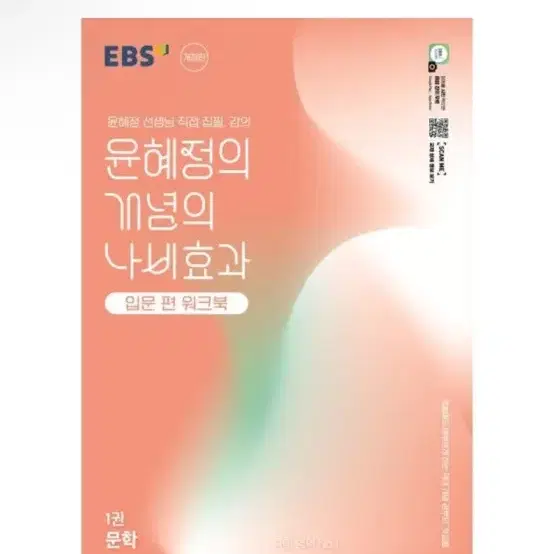 [새상품] EBS 윤혜정의 개념의 나비효과 입문 편 워크북 1권 문학 (