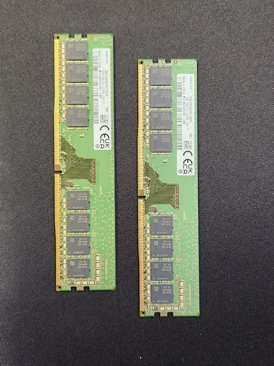 삼성 DDR4 RAM 16G 3200 2개 데스크탑용