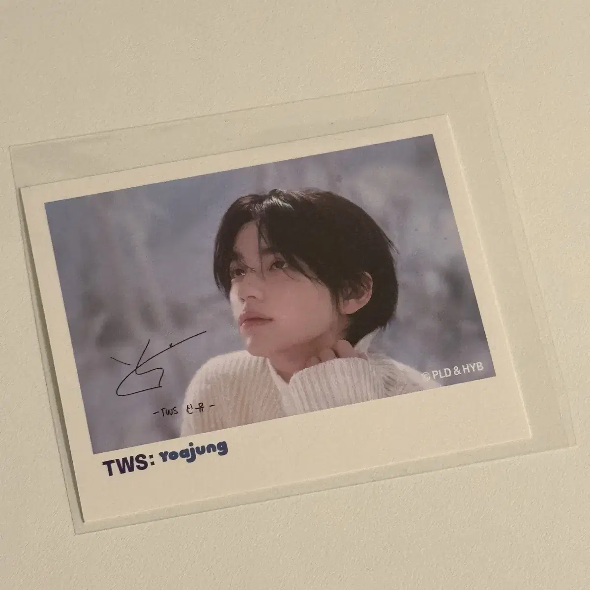 TWS Shinyu Yoahjung polaroid pola