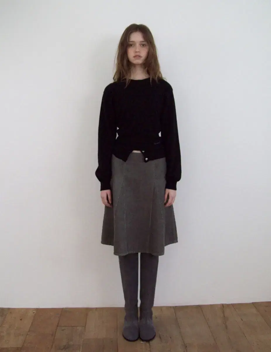 (새상품) 스무드무드 Nancy Corduroy Skirt m