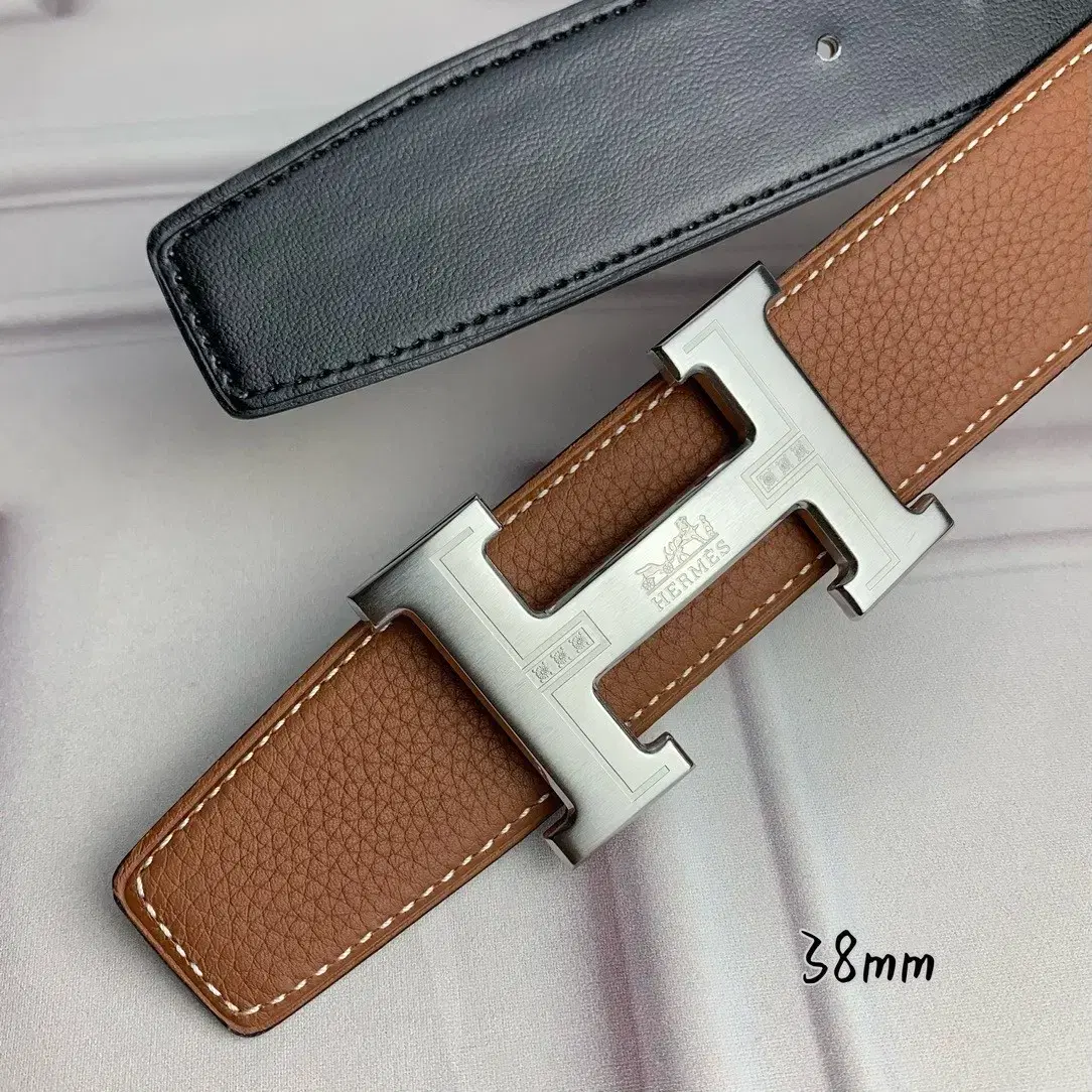 Hermes 에르메스 남성 실버 벨트