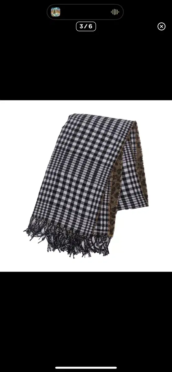 [OS] Stussy Double Faced Wool Scarf