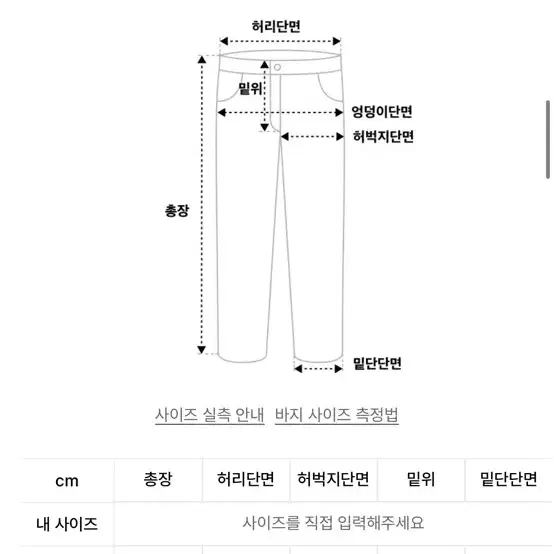 파브레가 스모키 사이드 패널 데님 팬츠 3사이즈 밀로