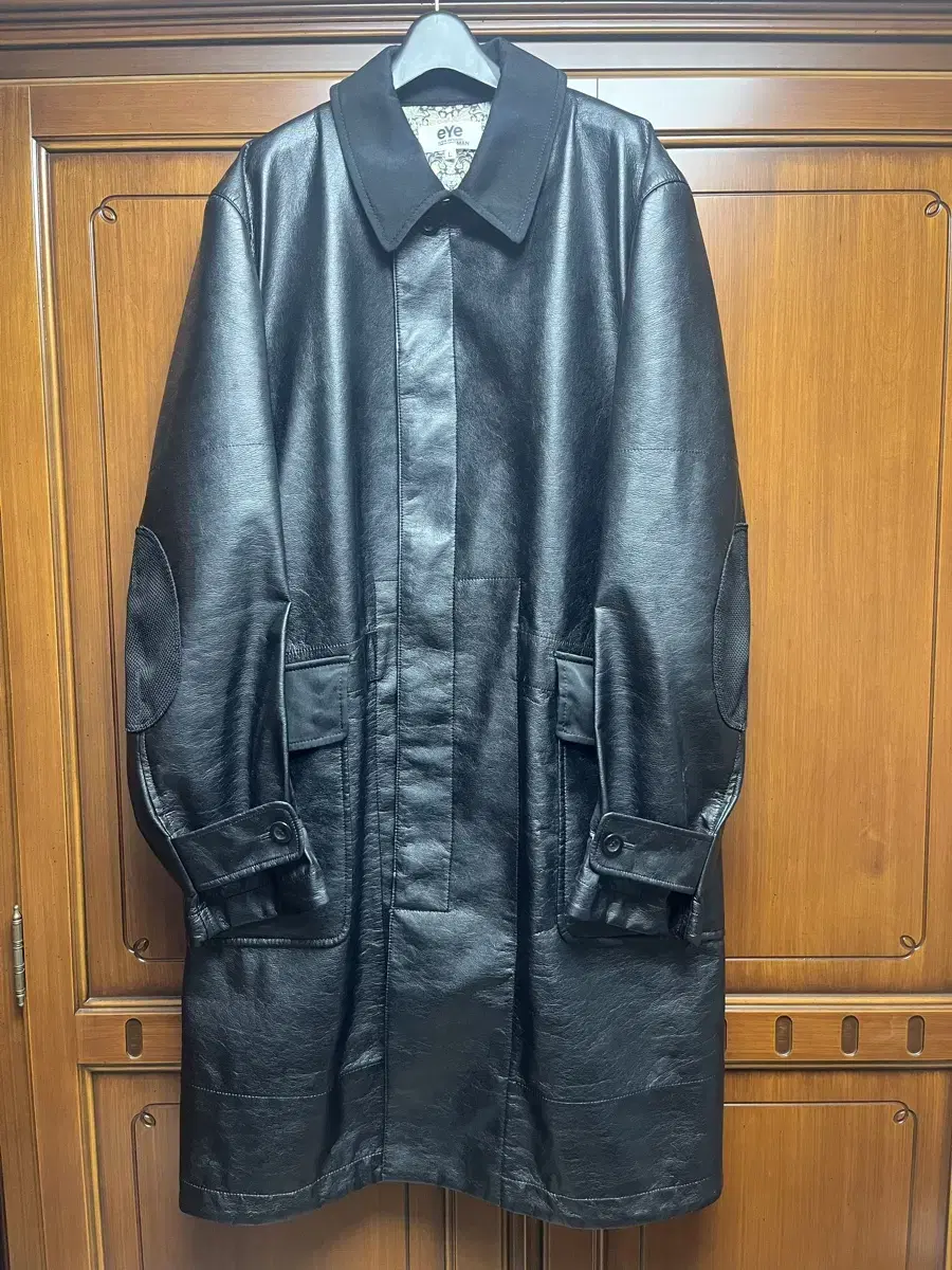 Comme des Garçons Song Junya Watanabe Patchwork leather coat