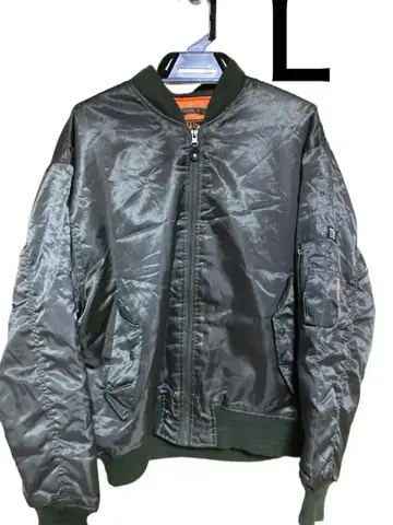 빈티지 RELIABLE MA1 자켓 밀리터리 블루종 L사이즈