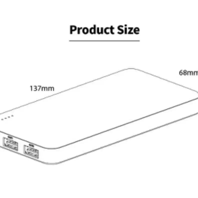 에스나인 2포트 듀얼젠더 보조배터리 10000mAh