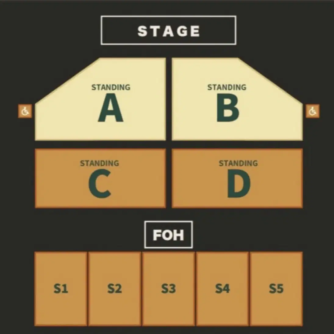 알렌워커 내한공연 VIP 티켓 B구역 3장 판매