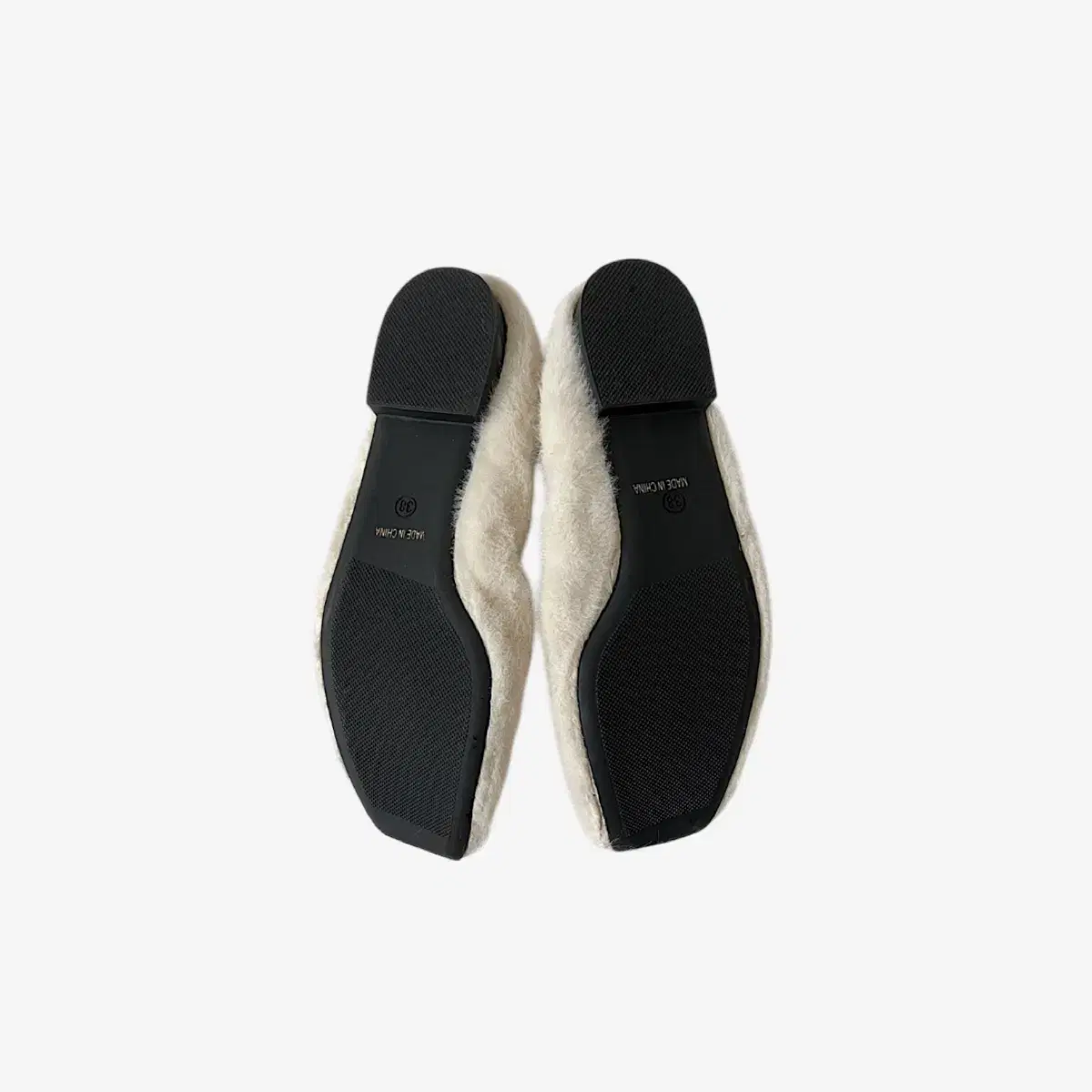 fluffy flat shoes