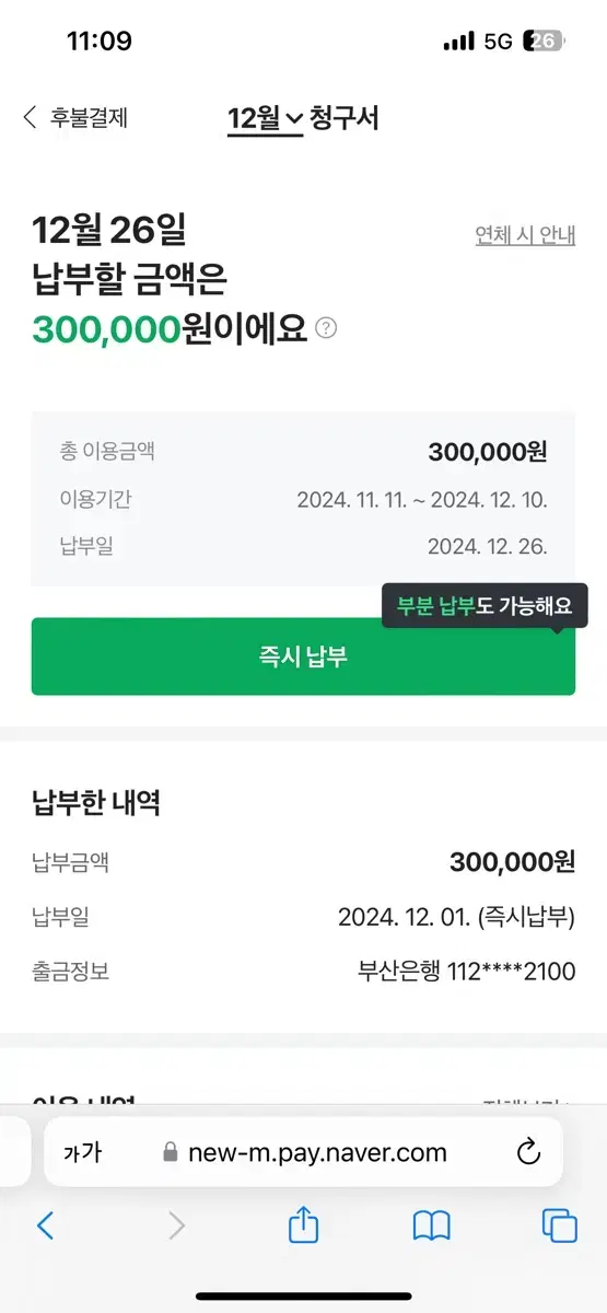 네이버 페이 후불 30만ㅡㅡㅡ15만