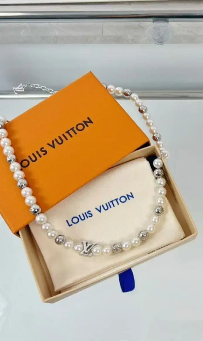 LOUIS VUITTON 클래식 목걸이 진주