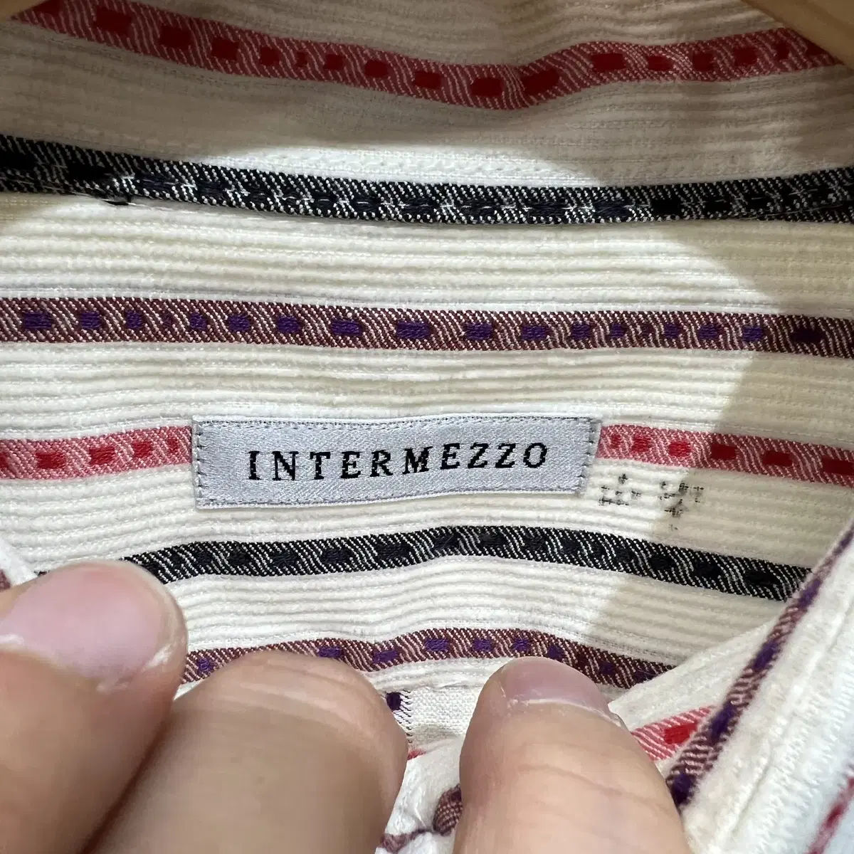 INTERMEZZO 스트라이프 셔츠