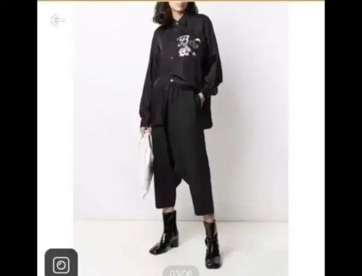 comme des garcons 꼼데가르송 블랙 셔츠