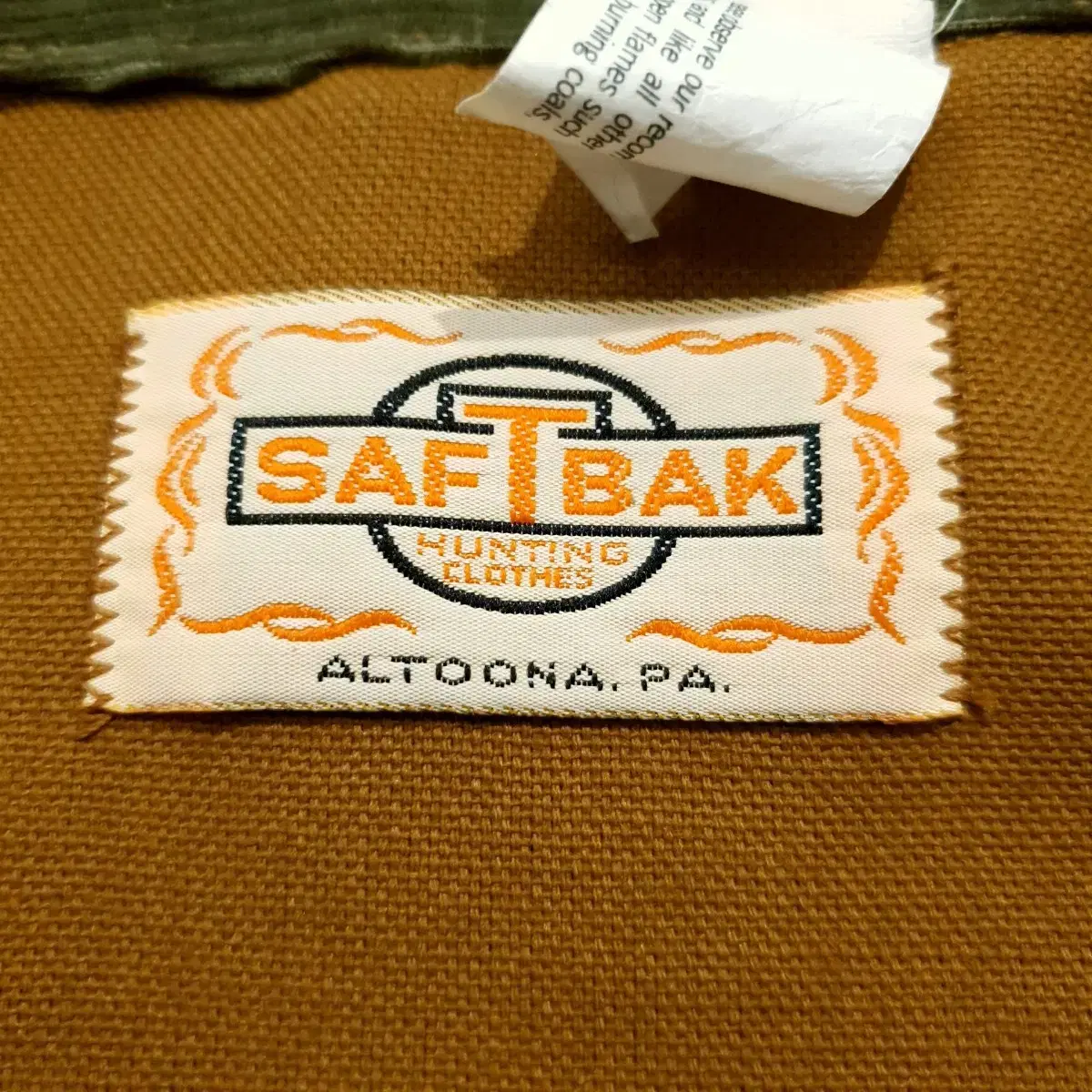 saftbak 80s 헌팅자켓 made in USA  (100~105)