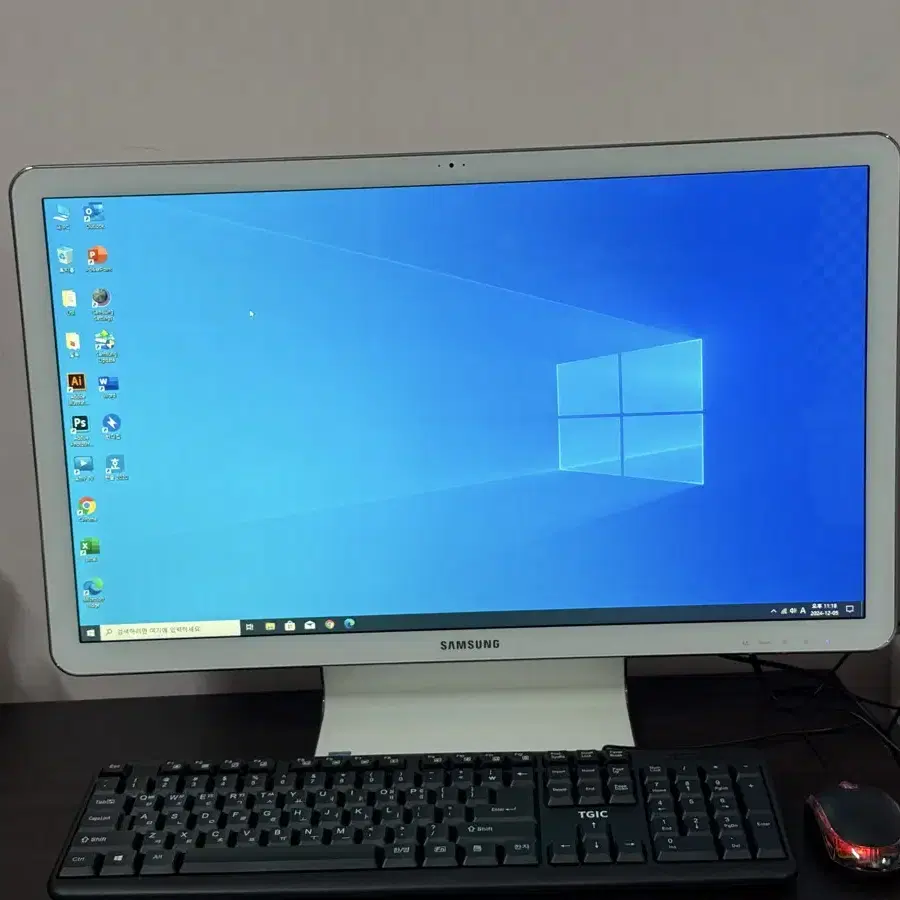 24인치 삼성 일체형 컴퓨터 세트 i5cpu 8gb ram ssd250g