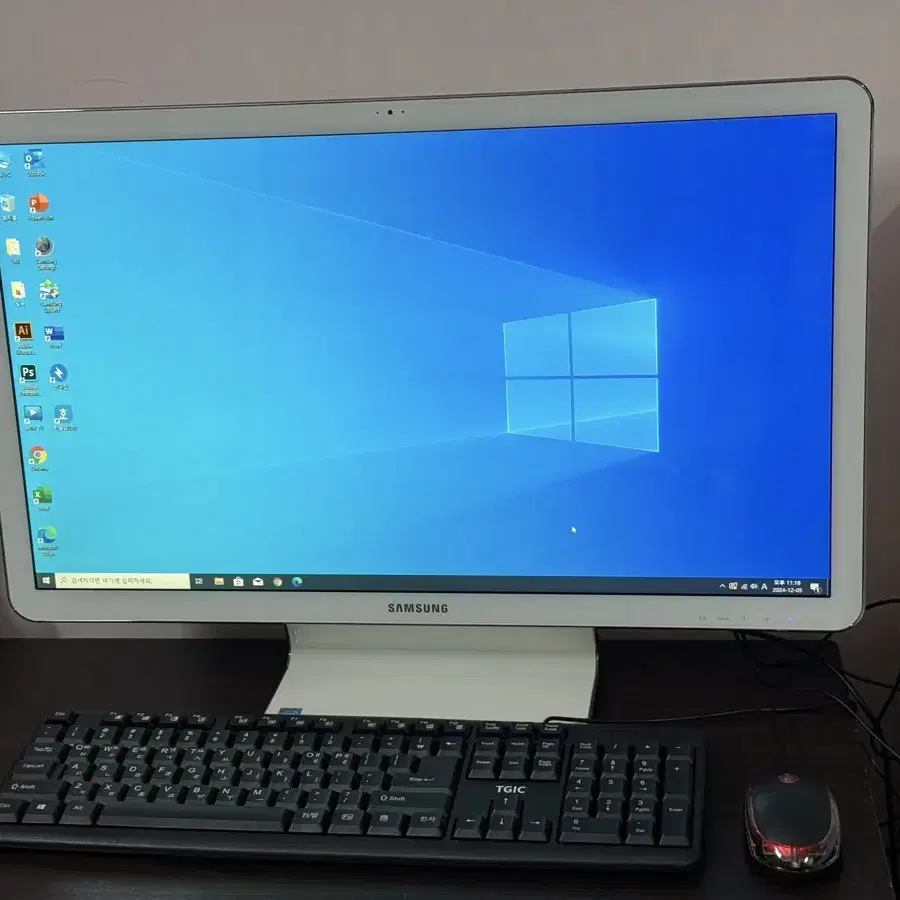 24인치 삼성 일체형 컴퓨터 세트 i5cpu 8gb ram ssd250g