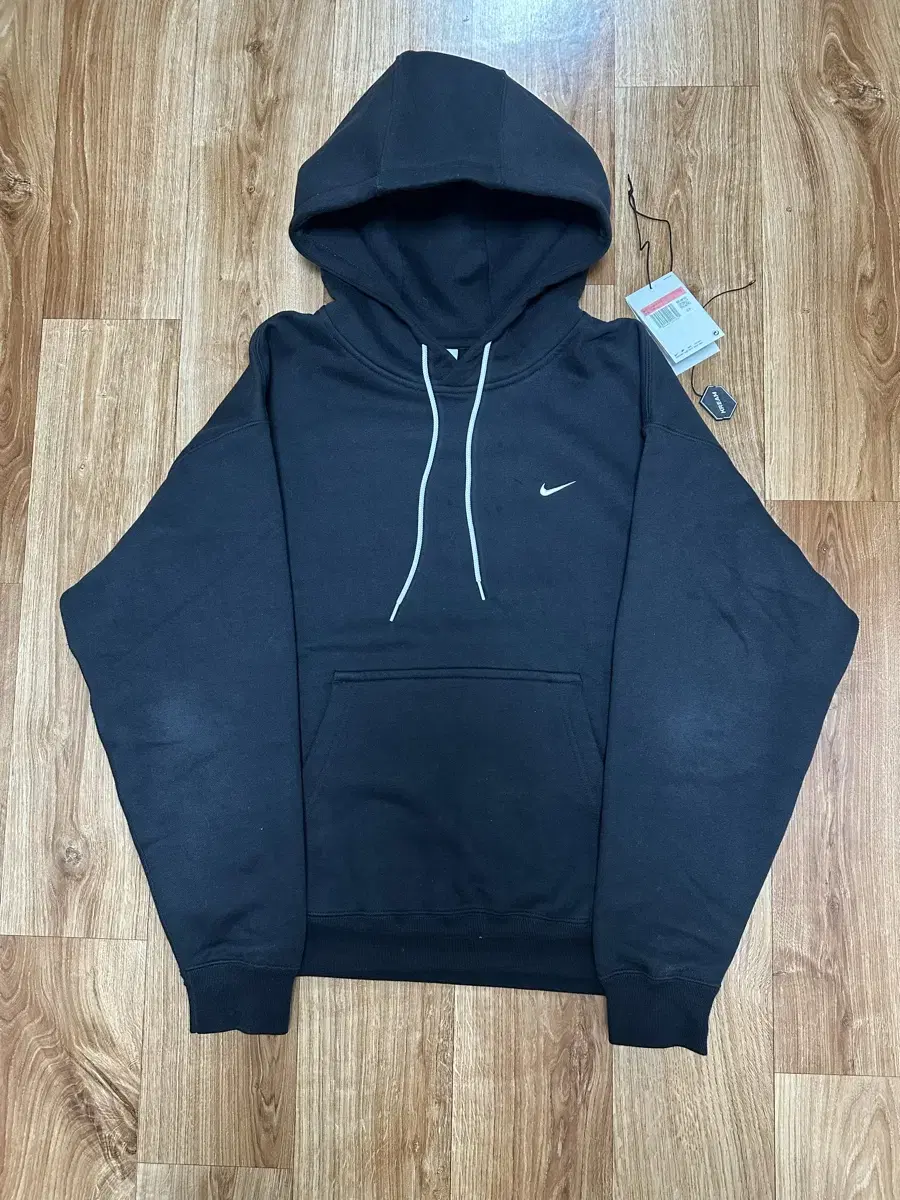 L) Nike Hoodie Black NRG Solo Swoosh - Asia