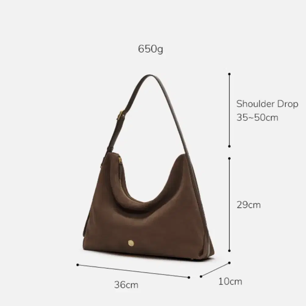 르메메 가방 Sac Agnes Suede Brown