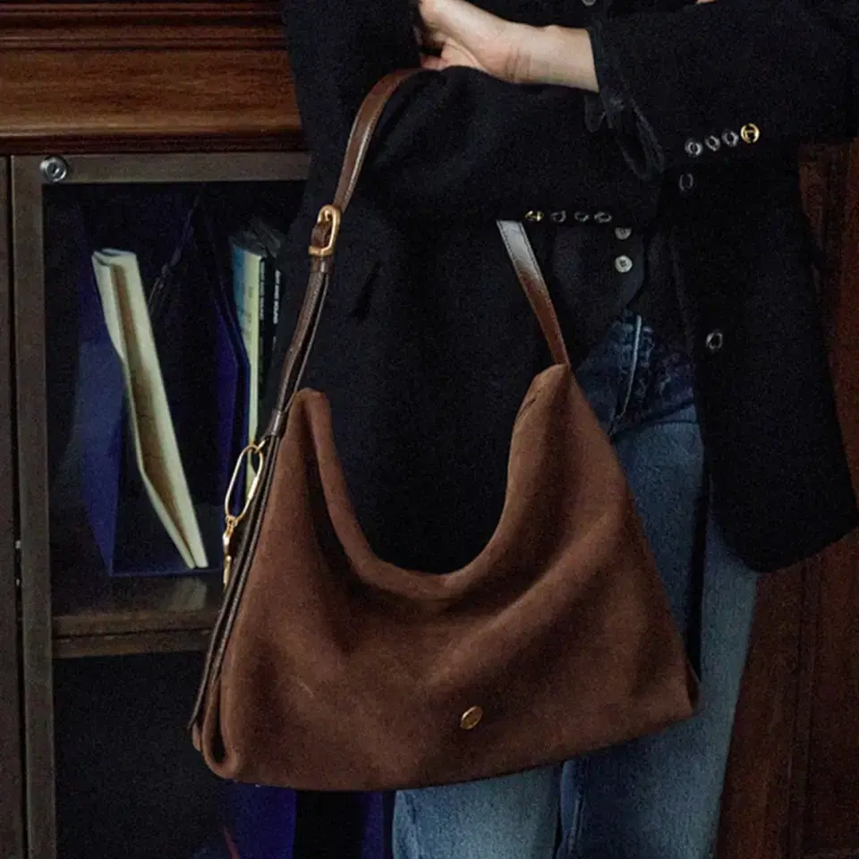 르메메 가방 Sac Agnes Suede Brown