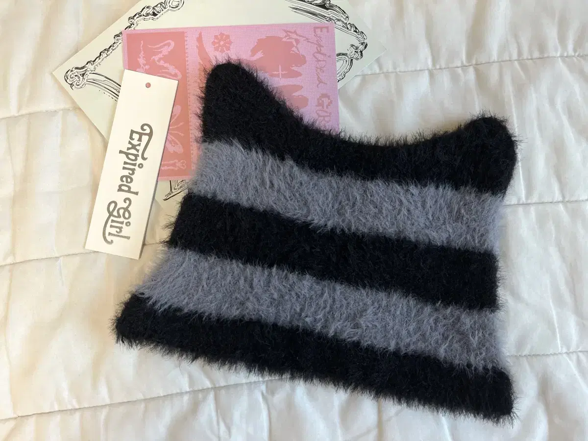 익스파이어드걸 Meow Beanie STRIPE 비니 고양이 모자