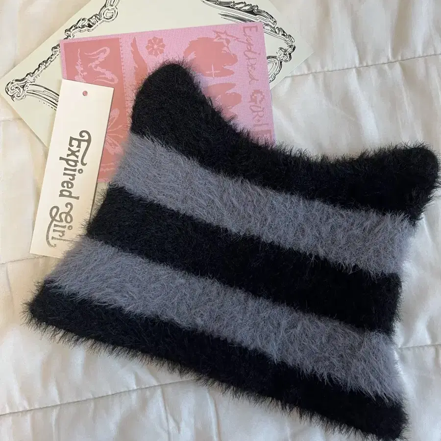 익스파이어드걸 Meow Beanie STRIPE 비니 고양이 모자