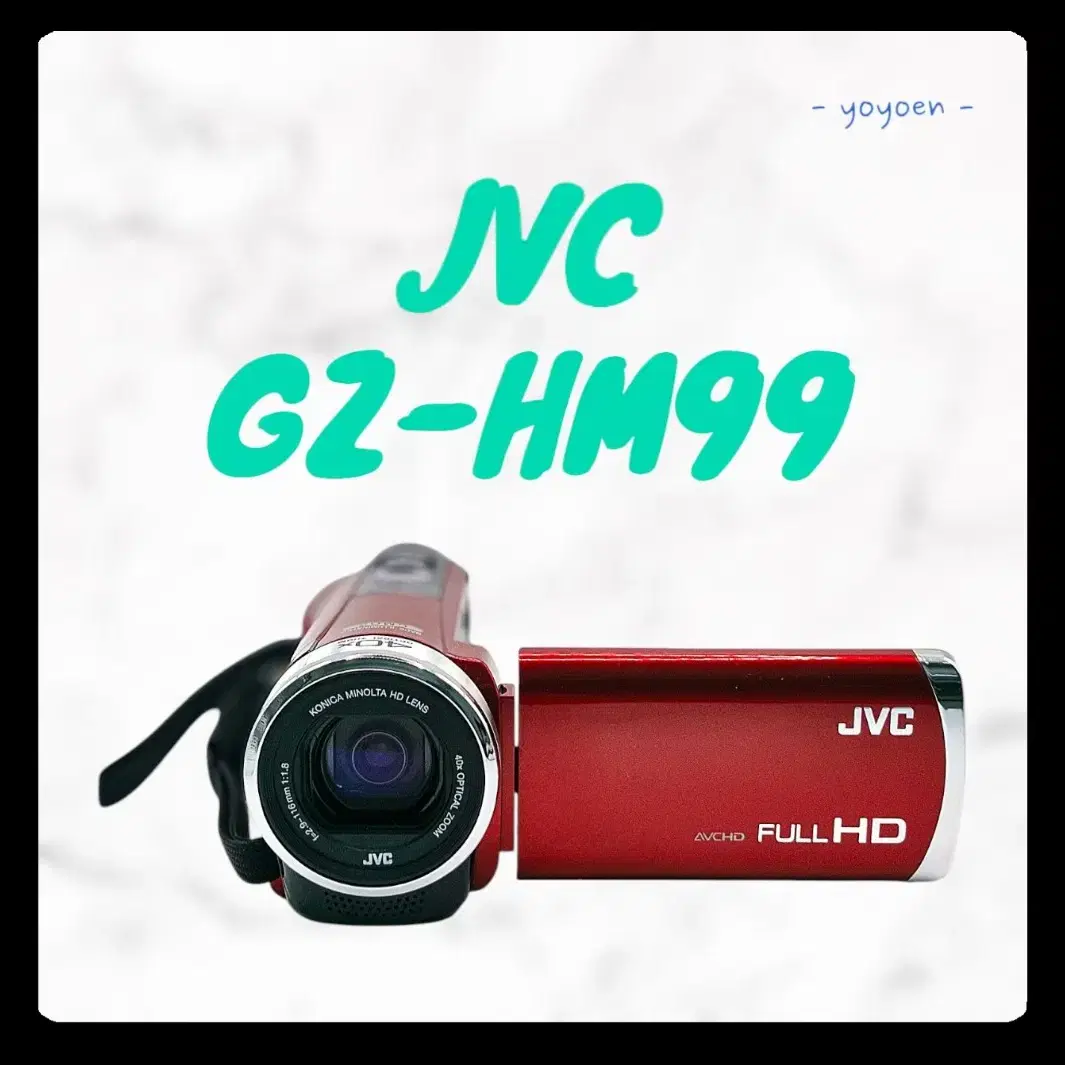 JVC GZ-HM99 빈티지캠코더 [ 꾸미기0 ]