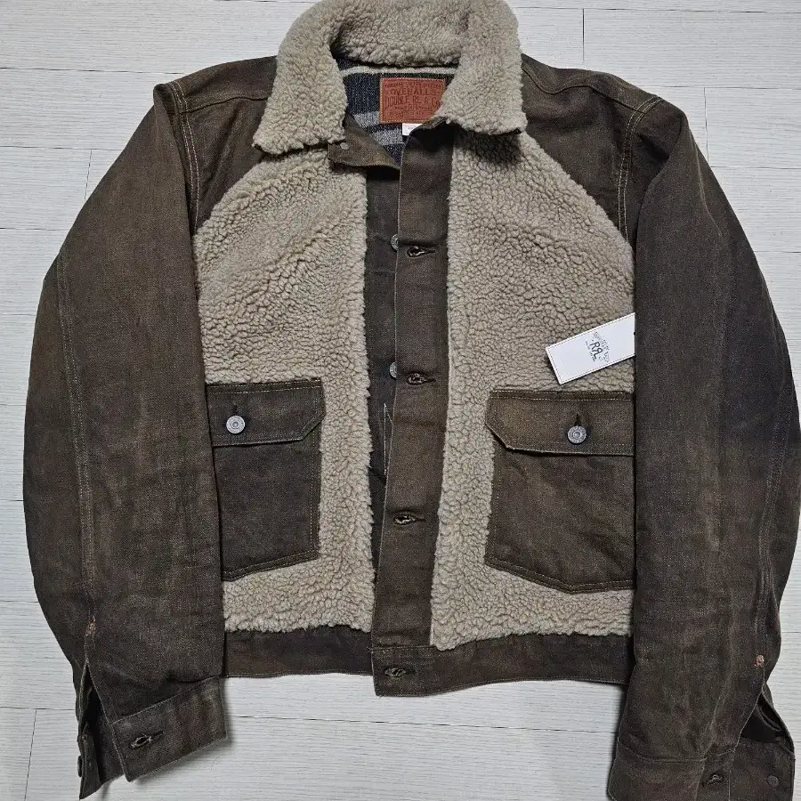 rrl 그리즐리 데님자켓  xl 사이즈