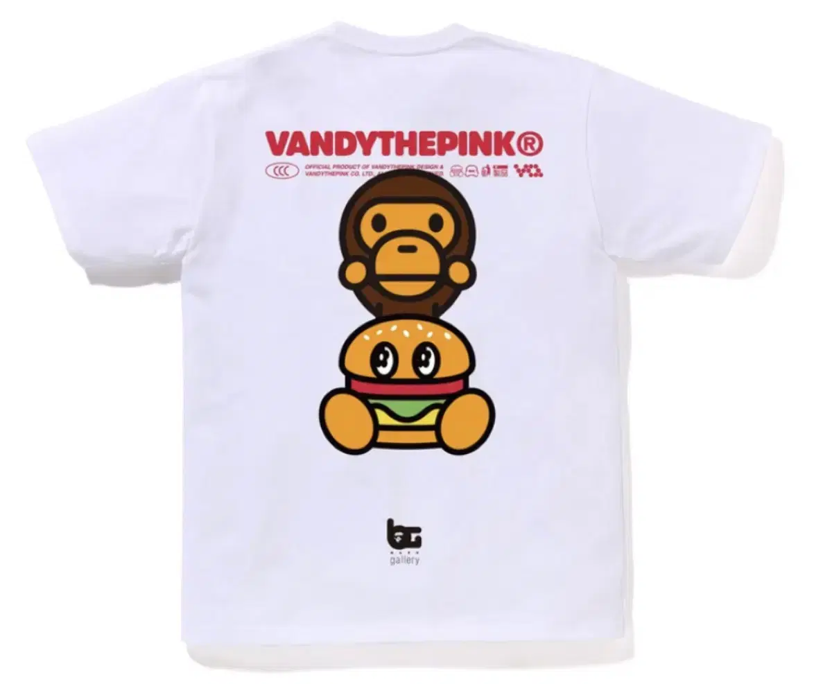 [한정판] Vandy the pink x BAPE 티셔츠